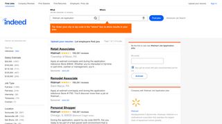 Walmart Job Application Jobs, Employment | Indeed.com