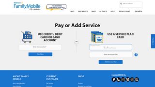 Pay Service - Walmart Family Mobile