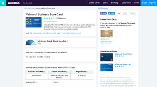 Walmart Business Store Card Reviews - WalletHub