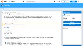 Checking my work e-mail @ home... : walmart - Reddit