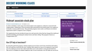 Walmart associate stock plan - WalmartOne Login Help