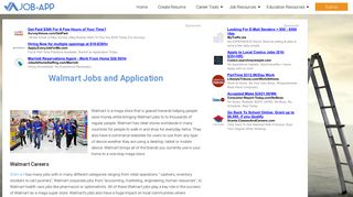 Walmart Jobs and Application - Job-app.org