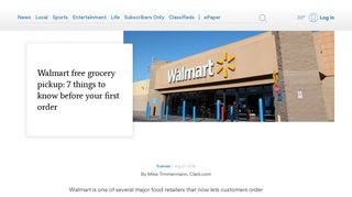 Walmart free grocery pickup: 7 things to know before ... - Journal-News