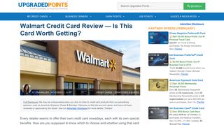 Walmart Credit Card Review - Is This Card Worth Getting? [2018]