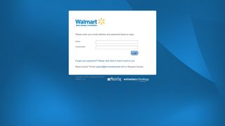Walmart Vendor Portal: Login
