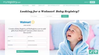 Walmart Baby Registry | MyRegistry.com
