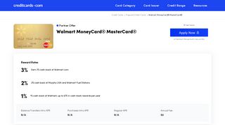 Walmart MoneyCard® MasterCard® - Apply Online - Credit Cards