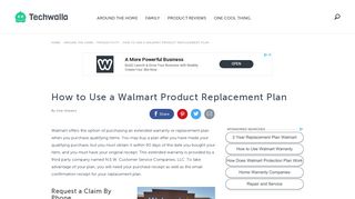 How to Use a Walmart Product Replacement Plan | Techwalla.com