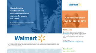 Walmart - Allstate Benefits