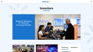 Walmart Investor Relations - Investors