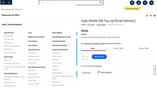 Virgin Mobile $35 Top Up (Email Delivery) - Walmart.com