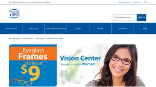 National Vision, Inc. | Walmart Vision Center