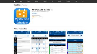 My Walmart Schedule on the App Store - iTunes - Apple