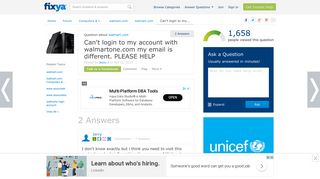 SOLVED: Can't login to my account with walmartone.com my - Fixya