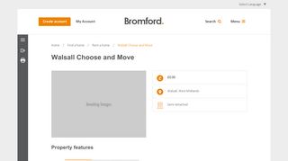 Walsall Choose and Move | Bromford