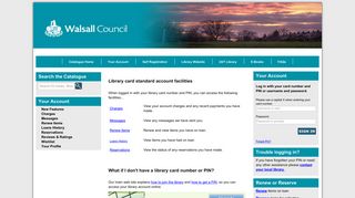 Your Account - Walsall Libraries