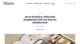 AR in Schools: updating yearbooks for the digital generation - Blog ...