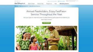 Passholder Information for MyMagic+ | Walt Disney World Resort