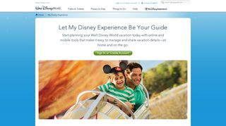 My Disney Experience | Walt Disney World Resort