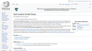 East London Credit Union - Wikipedia