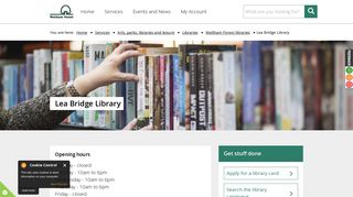 Lea Bridge Library | Waltham Forest Council