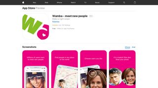 Wamba - meet new people on the App Store - iTunes - Apple