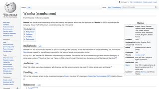 Wamba (wamba.com) - Wikipedia