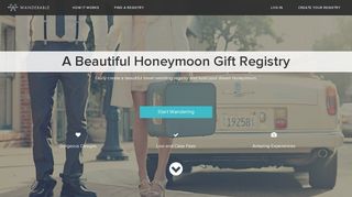 Create a honeymoon registry for all honeymoon ... - Wanderable