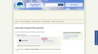 Link your Council Tax account - Wandsworth Council