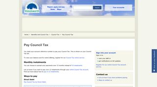 Pay Council Tax | Wandsworth Council