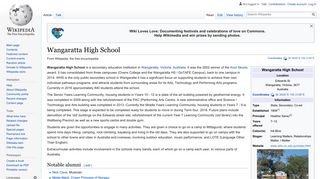 Wangaratta High School - Wikipedia