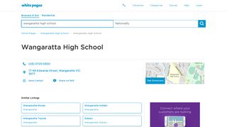 Wangaratta High School | Edwards Street, Wangaratta, VIC | White ...