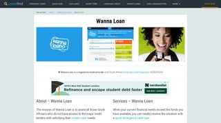 Wanna Loan – Instant cash loans in SA | LoansFind