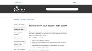 How to unlink your account from Steam – Gaijin Support
