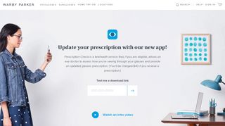 Prescription Check app | Warby Parker