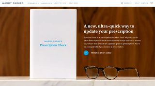 In-store Prescription Check | Warby Parker