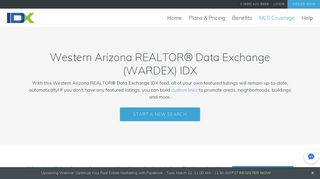 Western Arizona REALTOR® Data Exchange (WARDEX) MLS/IDX ...