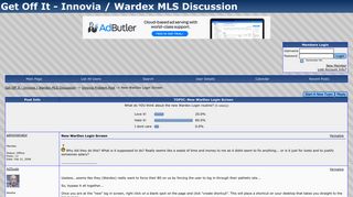 New WarDex Login Screen - Get Off It - Innovia / Wardex MLS ...