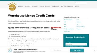 Warehouse Money Credit Cards – Review, Compare & Save | Canstar