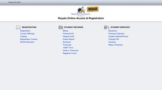 Royals Online Access & Registration