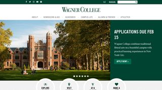 Home - Wagner College | Practical Liberal Arts in NYC