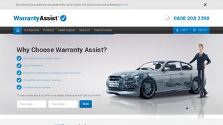 Warranty Assist Comprehensive, tailored dealer warranties