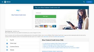 Blue Federal Credit Union: Login, Bill Pay, Customer Service and ...