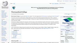 Warrnambool College - Wikipedia