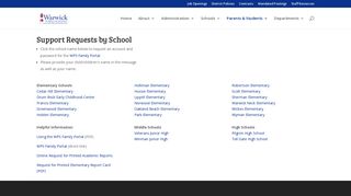 Family Portal | Warwick Public Schools