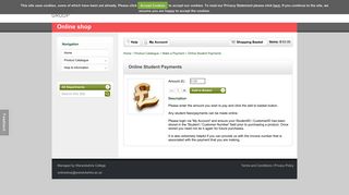 Online Student Payments | Warwickshire College Online Shop