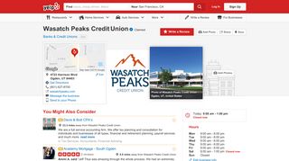 Wasatch Peaks Credit Union - Banks & Credit Unions - 4723 Harrison ...