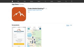 Peaks Mobile Banking™ on the App Store - iTunes - Apple