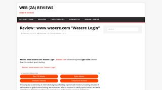 Review : www.wasere.com 