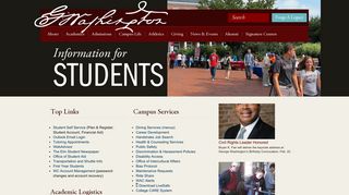 Information for Students | Washington College